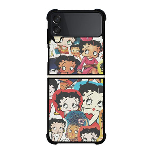 BETTY BOOP COLLAGE Samsung Galaxy Z Flip 3 Case Cover BETTY BOOP COLLAGE Samsung Galaxy Z Flip 3 Case Cover