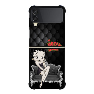 BETTY BOOP QUEEN BLACK Samsung Galaxy Z Flip 3 Case Cover BETTY BOOP QUEEN BLACK Samsung Galaxy Z Flip 3 Case Cover