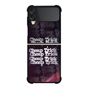 CHEAP TRICK BLURRED LOGO Samsung Galaxy Z Flip 3 Case Cover CHEAP TRICK BLURRED LOGO Samsung Galaxy Z Flip 3 Case Cover