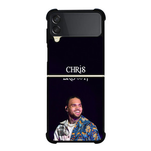 CHRIS BROWN LOGO Samsung Galaxy Z Flip 3 Case Cover CHRIS BROWN LOGO Samsung Galaxy Z Flip 3 Case Cover