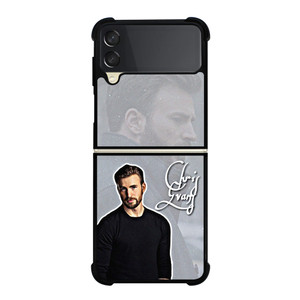 CHRIS EVANS ACTOR HANDSOME Samsung Galaxy Z Flip 3 Case Cover CHRIS EVANS ACTOR HANDSOME Samsung Galaxy Z Flip 3 Case Cover
