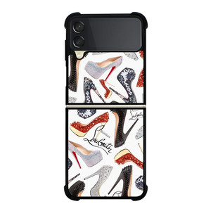 CHRISTIAN LOUBOUTIN SHOES PATTERN Samsung Galaxy Z Flip 3 Case Cover CHRISTIAN LOUBOUTIN SHOES PATTERN Samsung Galaxy Z Flip 3 Case Cover
