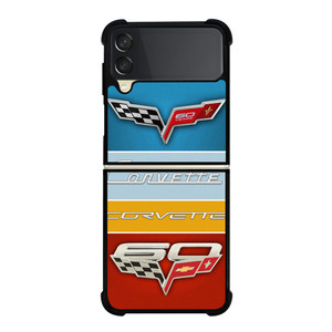 CORVETTE 60 YEARS LOGO Samsung Galaxy Z Flip 3 Case Cover CORVETTE 60 YEARS LOGO Samsung Galaxy Z Flip 3 Case Cover