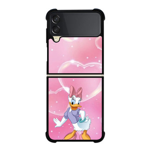 DAISY DUCK PINK DISNEY Samsung Galaxy Z Flip 3 Case Cover DAISY DUCK PINK DISNEY Samsung Galaxy Z Flip 3 Case Cover