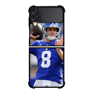 DANIEL JONES NEW YORK GIANTS NFL Samsung Galaxy Z Flip 3 Case Cover DANIEL JONES NEW YORK GIANTS NFL Samsung Galaxy Z Flip 3 Case Cover