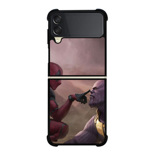 DEADPOOL THANOS MARVEL FUNNY Samsung Galaxy Z Flip 3 Case Cover DEADPOOL THANOS MARVEL FUNNY Samsung Galaxy Z Flip 3 Case Cover