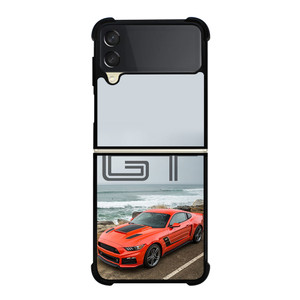 FORD MUSTANG GT ORANGE Samsung Galaxy Z Flip 3 Case Cover FORD MUSTANG GT ORANGE Samsung Galaxy Z Flip 3 Case Cover