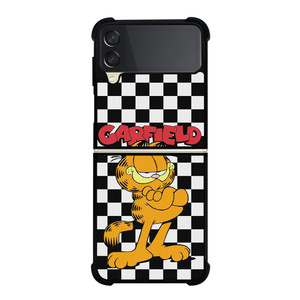 GARFIELD CAT CHECKERBOARD Samsung Galaxy Z Flip 3 Case Cover GARFIELD CAT CHECKERBOARD Samsung Galaxy Z Flip 3 Case Cover
