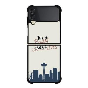 GREYS ANATOMY SERIES QUOTES  Samsung Galaxy Z Flip 3 Case Cover