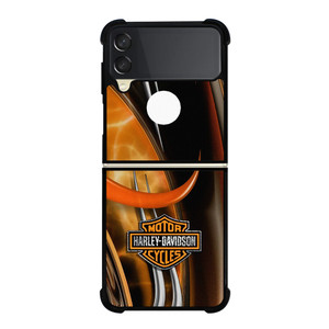 HARLEY DAVIDSON MOTOR ABSTRACT  Samsung Galaxy Z Flip 3 Case Cover