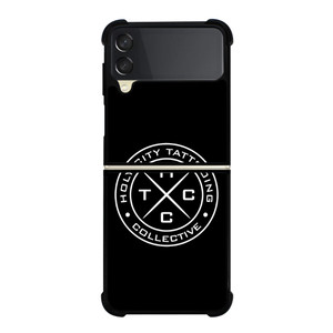 HOLY CITY TATTOOING BADGE Samsung Galaxy Z Flip 3 Case Cover HOLY CITY TATTOOING BADGE Samsung Galaxy Z Flip 3 Case Cover