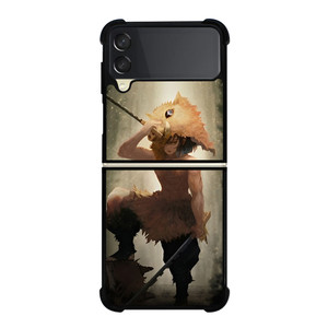 INOSUKE HASHIBIRA DEMON SLAYER ANIME Samsung Galaxy Z Flip 3 Case Cover INOSUKE HASHIBIRA DEMON SLAYER ANIME Samsung Galaxy Z Flip 3 Case Cover