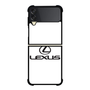 LEXUS WHITE LOGO  Samsung Galaxy Z Flip 3 Case Cover