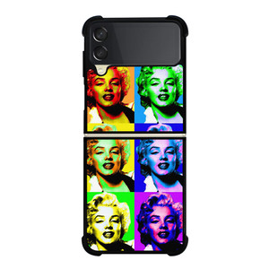 MARILYN MONROE POP ART COLLAGE  Samsung Galaxy Z Flip 3 Case Cover