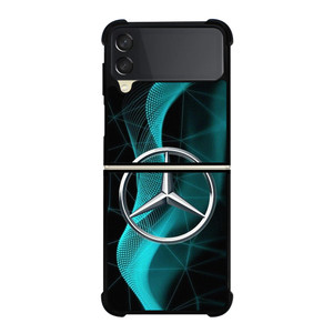 MERCEDES BENZ POLYGONAL LOGO Samsung Galaxy Z Flip 3 Case Cover MERCEDES BENZ POLYGONAL LOGO Samsung Galaxy Z Flip 3 Case Cover