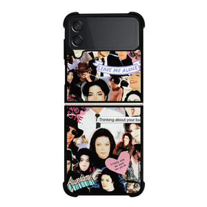 MICHAEL JACKSON CUTE COLLAGE Samsung Galaxy Z Flip 3 Case Cover MICHAEL JACKSON CUTE COLLAGE Samsung Galaxy Z Flip 3 Case Cover