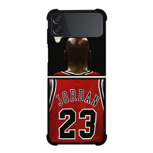 MICHAEL JORDAN CHICAGO BULLS BASKETBALL LEGEND  Samsung Galaxy Z Flip 3 Case Cover