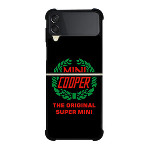 MINI COOPER LOGO BLACK Samsung Galaxy Z Flip 3 Case Cover MINI COOPER LOGO BLACK Samsung Galaxy Z Flip 3 Case Cover