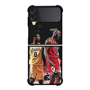 NBA LEGENDS KOBE BRYANT MICHAEL JORDAN  Samsung Galaxy Z Flip 3 Case Cover