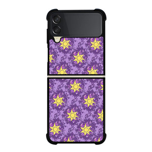 RAPUNZEL TANGLED SUN PATTERN Samsung Galaxy Z Flip 3 Case Cover RAPUNZEL TANGLED SUN PATTERN Samsung Galaxy Z Flip 3 Case Cover