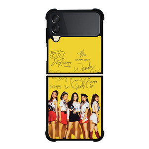 RED VELVET ALL MEMBER SIGNATURE  Samsung Galaxy Z Flip 3 Case Cover
