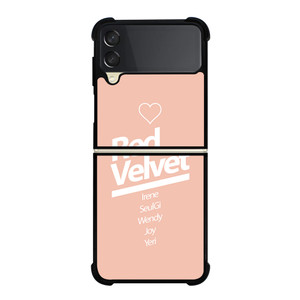 RED VELVET KPOP LOGO Samsung Galaxy Z Flip 3 Case Cover RED VELVET KPOP LOGO Samsung Galaxy Z Flip 3 Case Cover