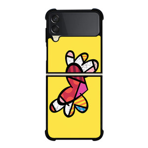 ROMERO BRITTO LOVE SIGN Samsung Galaxy Z Flip 3 Case Cover ROMERO BRITTO LOVE SIGN Samsung Galaxy Z Flip 3 Case Cover