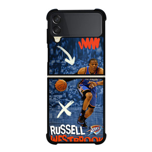 RUSSELL WESTBROOK OKC OKLAHOMA CITY THUNDER  Samsung Galaxy Z Flip 3 Case Cover