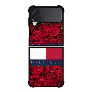 TOMMY HILFIGER ROSES LOGO  Samsung Galaxy Z Flip 3 Case Cover