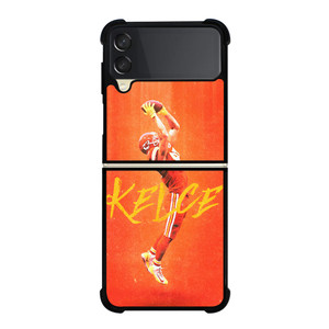 TRAVIS KELCE KANSAS CITY CHIEFS 2  Samsung Galaxy Z Flip 3 Case Cover