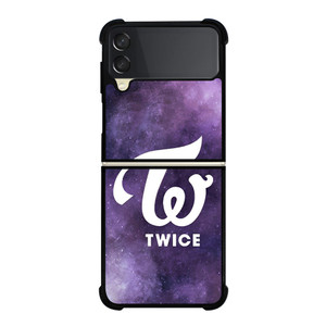 TWICE VIOLET LOGO  Samsung Galaxy Z Flip 3 Case Cover