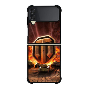 WORLD OF TANKS BATTLEFIELD GAMES  Samsung Galaxy Z Flip 3 Case Cover