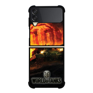 WORLD OF TANKS ONLINE GAMES LOGO 2  Samsung Galaxy Z Flip 3 Case Cover