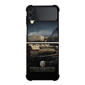 WORLD OF TANKS ONLINE GAMES LOGO  Samsung Galaxy Z Flip 3 Case Cover