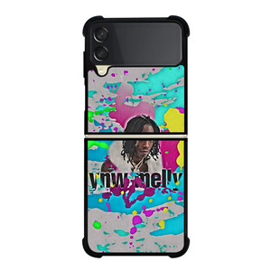 YNW MELLY COLORFUL BRUSHED  Samsung Galaxy Z Flip 3 Case Cover