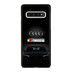 AUDI S LINE CAR EMBLEM Samsung Galaxy S10 Case Cover AUDI S LINE CAR EMBLEM Samsung Galaxy S10 Case Cover
