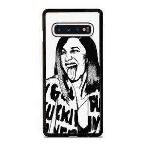 CARDI B CARTOON ILLUSTRATION Samsung Galaxy S10 Case Cover CARDI B CARTOON ILLUSTRATION Samsung Galaxy S10 Case Cover