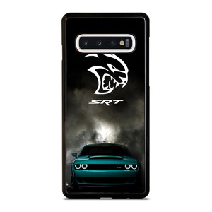 DODGE CHALLENGER SRT CAR EMBLEM Samsung Galaxy S10 Case Cover DODGE CHALLENGER SRT CAR EMBLEM Samsung Galaxy S10 Case Cover