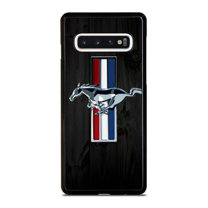 FORD MUSTANG WOOD EMBLEM  Samsung Galaxy S10 Case Cover