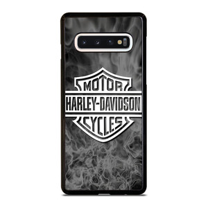 HARLEY DAVIDSON MOTORCYCLES SMOKE LOGO Samsung Galaxy S10 Case Cover HARLEY DAVIDSON MOTORCYCLES SMOKE LOGO Samsung Galaxy S10 Case Cover