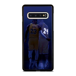 KOBE BRYANT LEBRON JAMES LA LAKERS Samsung Galaxy S10 Case Cover KOBE BRYANT LEBRON JAMES LA LAKERS Samsung Galaxy S10 Case Cover