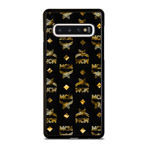 MCM WORLDWIDE BLACK GOLD  Samsung Galaxy S10 Case Cover