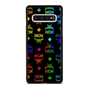 MCM WORLDWIDE RAINBOW Samsung Galaxy S10 Case Cover MCM WORLDWIDE RAINBOW Samsung Galaxy S10 Case Cover