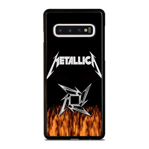 METALLICA METAL BAND FIRE Samsung Galaxy S10 Case Cover METALLICA METAL BAND FIRE Samsung Galaxy S10 Case Cover