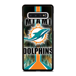 MIAMI DOLPHINS STRIPE NFL LOGO Samsung Galaxy S10 Case Cover MIAMI DOLPHINS STRIPE NFL LOGO Samsung Galaxy S10 Case Cover