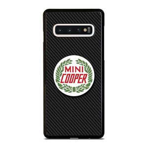MINI COOPER CLASSIC CARBON EMBLEM  Samsung Galaxy S10 Case Cover