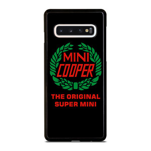 MINI COOPER LOGO BLACK  Samsung Galaxy S10 Case Cover MINI COOPER LOGO BLACK  Samsung Galaxy S10 Case Cover