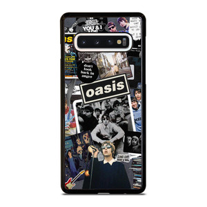 OASIS ROCK BAND COLLAGE  Samsung Galaxy S10 Case Cover OASIS ROCK BAND COLLAGE  Samsung Galaxy S10 Case Cover