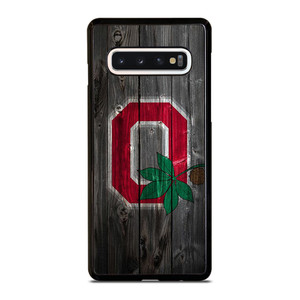 OHIO STATE BUCKEYES LOGO WOOD  Samsung Galaxy S10 Case Cover