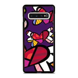 ROMERO BRITTO LOVE BUTTERFLY Samsung Galaxy S10 Case Cover ROMERO BRITTO LOVE BUTTERFLY Samsung Galaxy S10 Case Cover